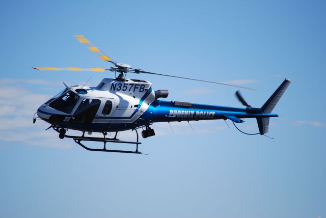 Eurocopter AS-350 AStar (N357FB) - Eurocopter AS-350 AStar (single-turboshaft) as seen from the top of Piestewa Peak north of Pheonix Arizona