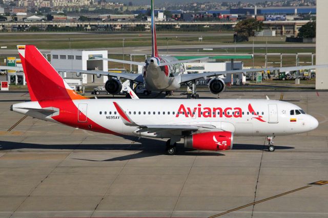 Airbus A319 (N695AV)
