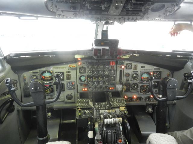 Boeing 707-300 (96-0042) - The Cockpit Of An E-8 JOINT STARS, Taken At The Andrews Airshow 2019 "Legends In Flight"