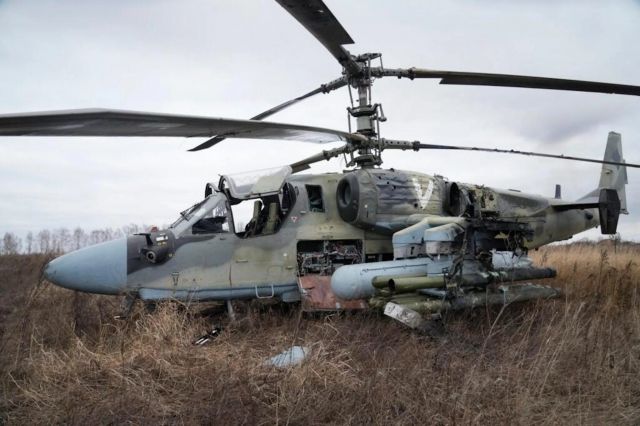 KAMOV Ka-52 Alligator (V666) - downed helicopter of the russian  aggressors (pigs)