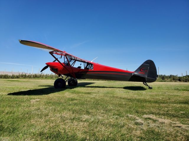 N23FX — - Maiden Landing of a new Carbon Cub FX-3