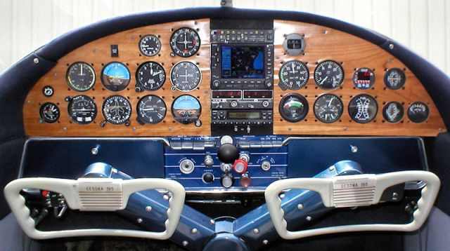 Cessna LC-126 (N3485V) - N3485Vs instrument panel.