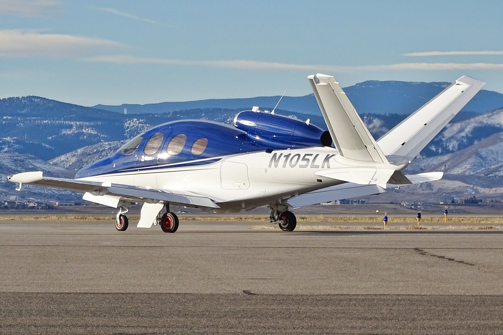 Cirrus Vision SF50 (N105LK) - 11/22/2018 seen taxiing out.