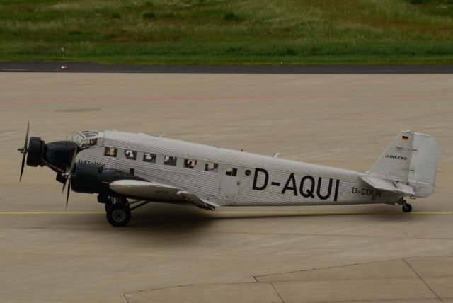 JUNKERS Ju-52/3m (D-AQUI) - Again this beauty is visiting Cologne-Bonn