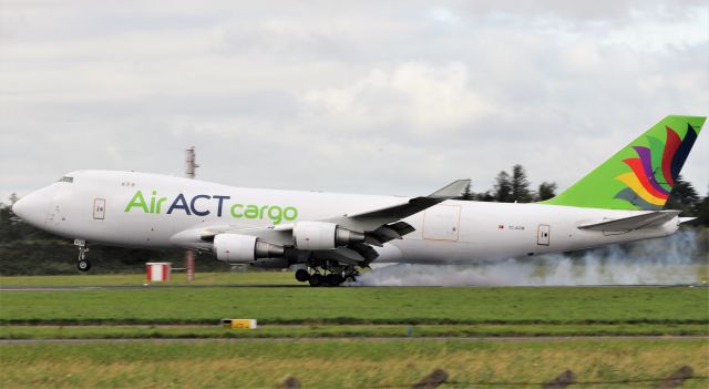 Boeing 747-400 (TC-ACM) - airact cargo b747-428f tc-acm landing at shannon from istanbul 6/9/20.