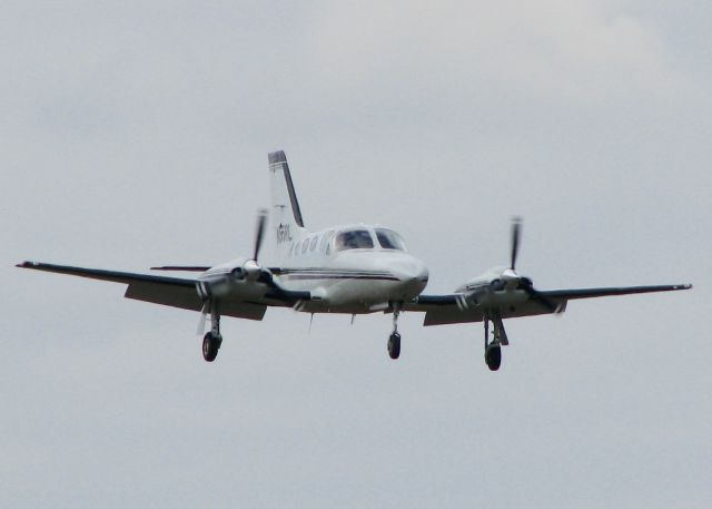 Cessna 421 (N55RL) - At Downtown Shreveport.