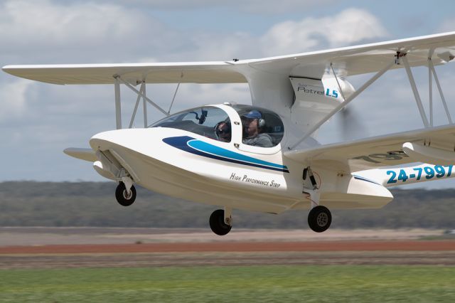 EDRA Super Petrel (24-7997) - Super Petral about to touch down at the annual Clifton (Queensland, Australia) fly-in in 2016