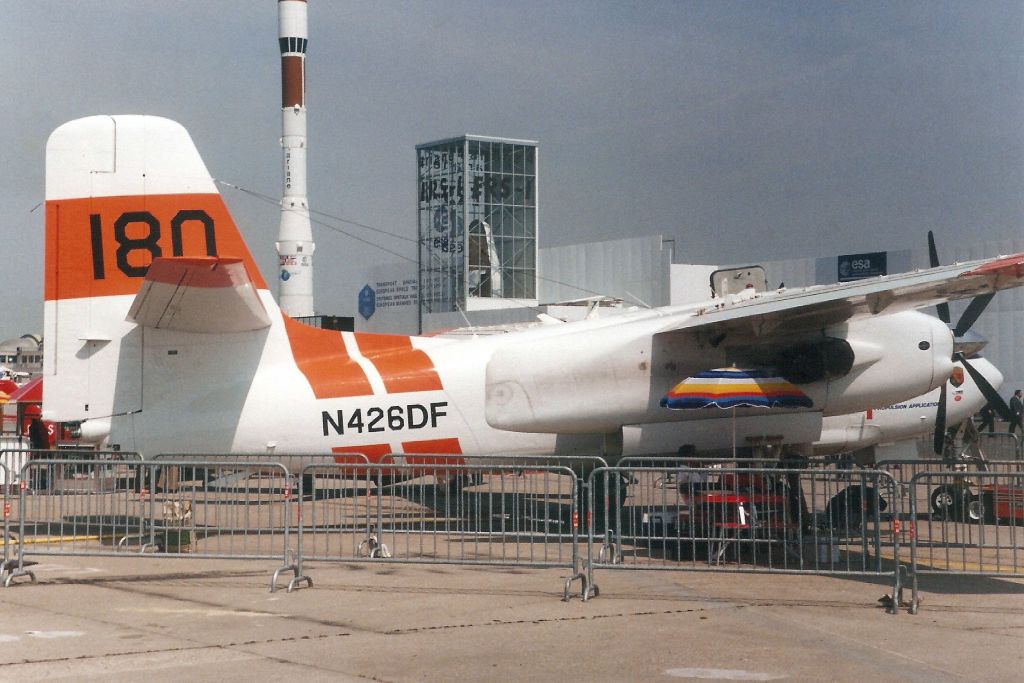 MARSH Turbo Tracker (N426DF) - Seen here on 13-Jun-89 on display at the 1989 Salon du Bourget .br /br /Reregistered N613MA 4-May-99.