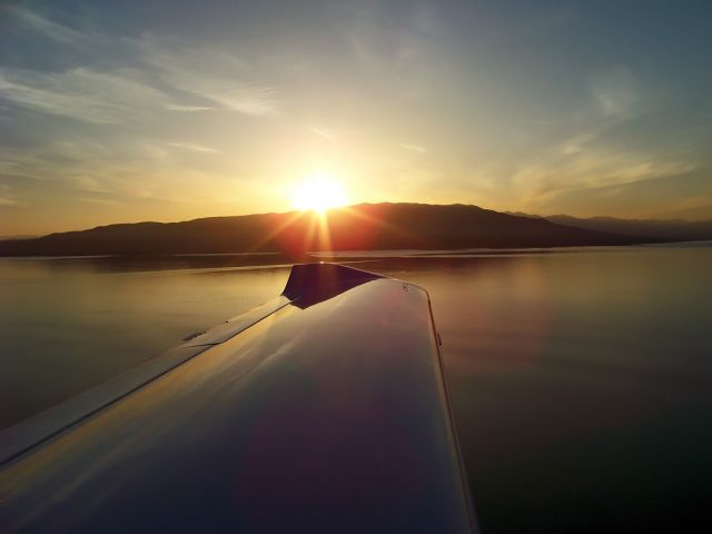 Diamond DV-20 Katana (N974CT) - No other feeling quite like flying at sunset