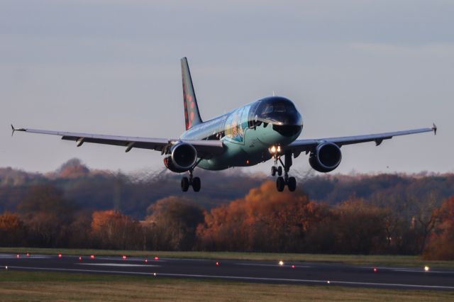 Airbus A320 (OO-SNB) - “Tintin” arriving from Brussels, BEL2173