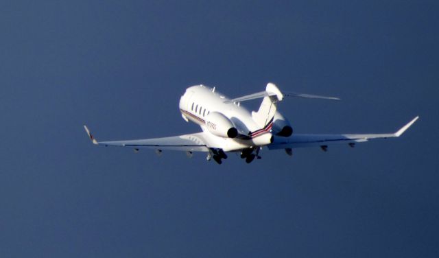 Canadair Challenger 350 (N739QS) - Shortly after departure is this 2017 Canadair Challenger 350 in the Winter of 2018.