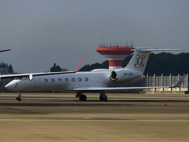 Gulfstream Aerospace Gulfstream V (VP-CFG) - I take a picture on Dec 21, 2017.br /cn 5238  ex B-KGP