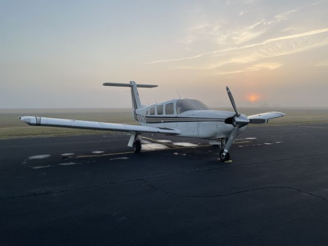 Piper Saratoga (N31593) - Foggy Sunrise