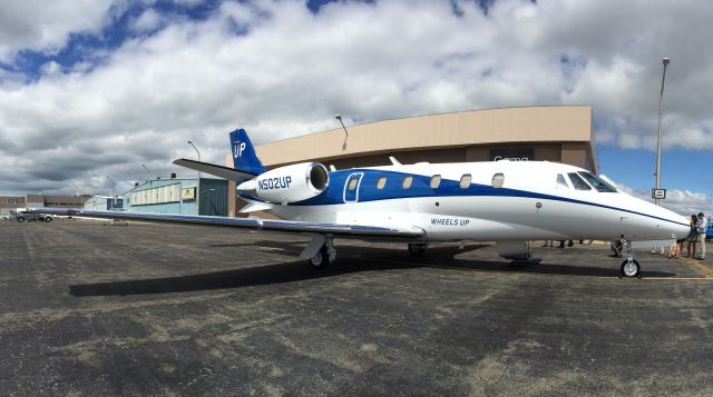 Cessna Citation Excel/XLS (N502UP) - Ex Citation Air Excel, now repainted for Wheels Up!