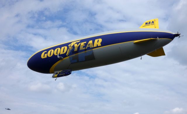 Unknown/Generic Airship (N2A) - Moment to landing is this 2016 Goodyear Blimp in the Summer of 2019 servicing for the most part the Eastern part of the United States.