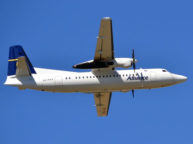 Fokker Maritime Enforcer (VH-FKV) - Getting airborne off runway 23. Thursday 12th April 2012.