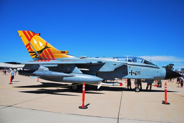 PANAVIA Tornado (GAF4605) - Panavia Tornado IDF, German A.F. 46+05 - Marine Corps Air Station Miramar (MCAS Miramar) (IATA: NKX, ICAO: KNKX, FAA LID: NKX)br /Photo:  Tomás Del Corobr /Miramar Air Show 2014br /October 4, 2014