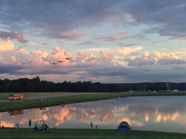 — — - A beautiful early September evening at (SC00) Triple Tree Aerodromes GA Fly-in. 