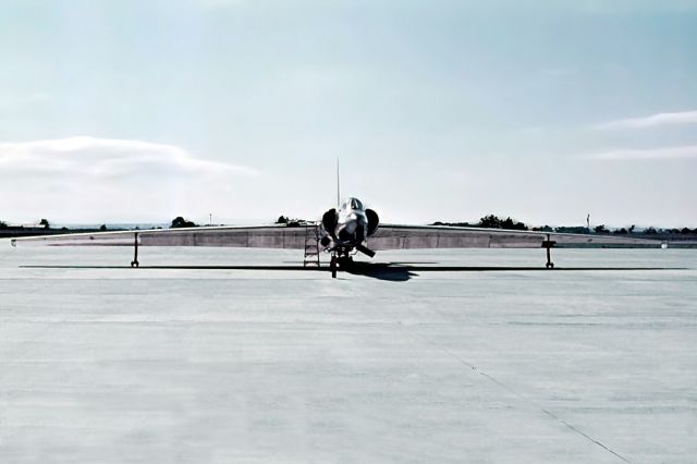 Lockheed ER-2 (N66705) - Lockheed  WU-2 66-705 USAF 4080th SRW, 4028th SRS. Crowflight deployment RAAF East Sale (YMES) early 1960s.