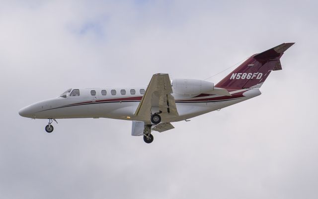 Cessna Citation CJ2+ (N586FD) - Runway 20R arrival @KDPA.