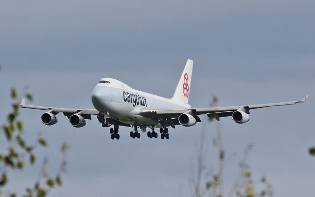 Boeing 747-400 (LX-ICL) - cargolux b747-400f lx-icl about to land at shannon 12/10/17.