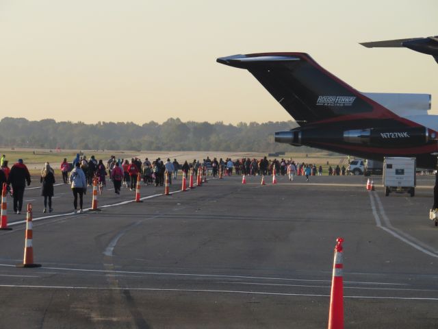 Boeing 727-200 (N727NK) - Taken October 26, 2013 at the 7th Annual Runway 5K Run/Walk (I Walked).