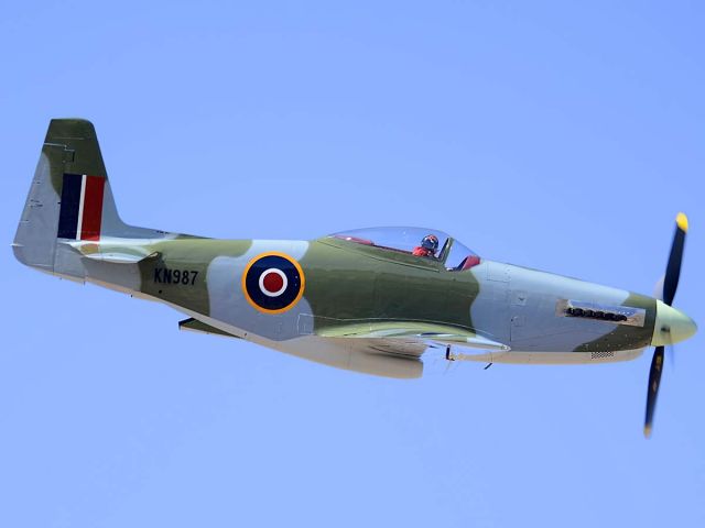 North American P-51 Mustang (N49WB) - North American P-51H Mustang N49WB at the Cactus Fly-in on March 3, 2012.