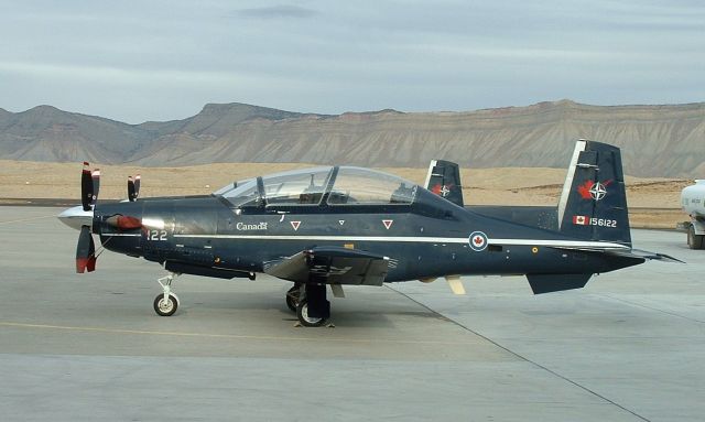 Raytheon Texan 2 (15-6122) - 21 NOV 2009 - A pair of RCAF CT-156's visiting KGJT from Moose Jaw CFB