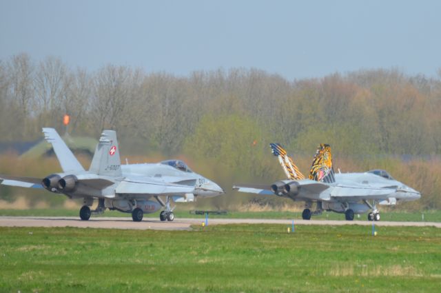 McDonnell Douglas FA-18 Hornet (J5007) - SWISS AIRFORCEbr /FRYSLAN FLAAG EXERCISE 2019br /J-5007 and J-5011