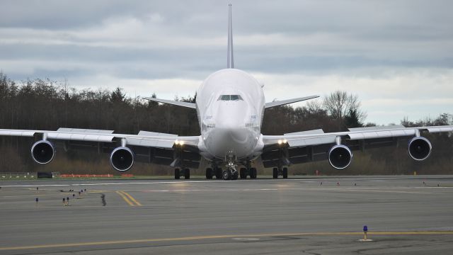 Boeing 747-400 (N780BA) - GTI4151 taxis from runway 16R after landing on 3/15/13. (LN:778 cn 24310).