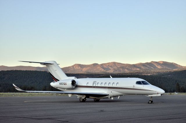 Cessna Citation Longitude (N801QS) - Sunset shooting at Truckee, CA