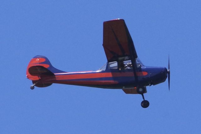 Cessna L-19 Bird Dog (N1827) - Flying over Fitchburg, MA.