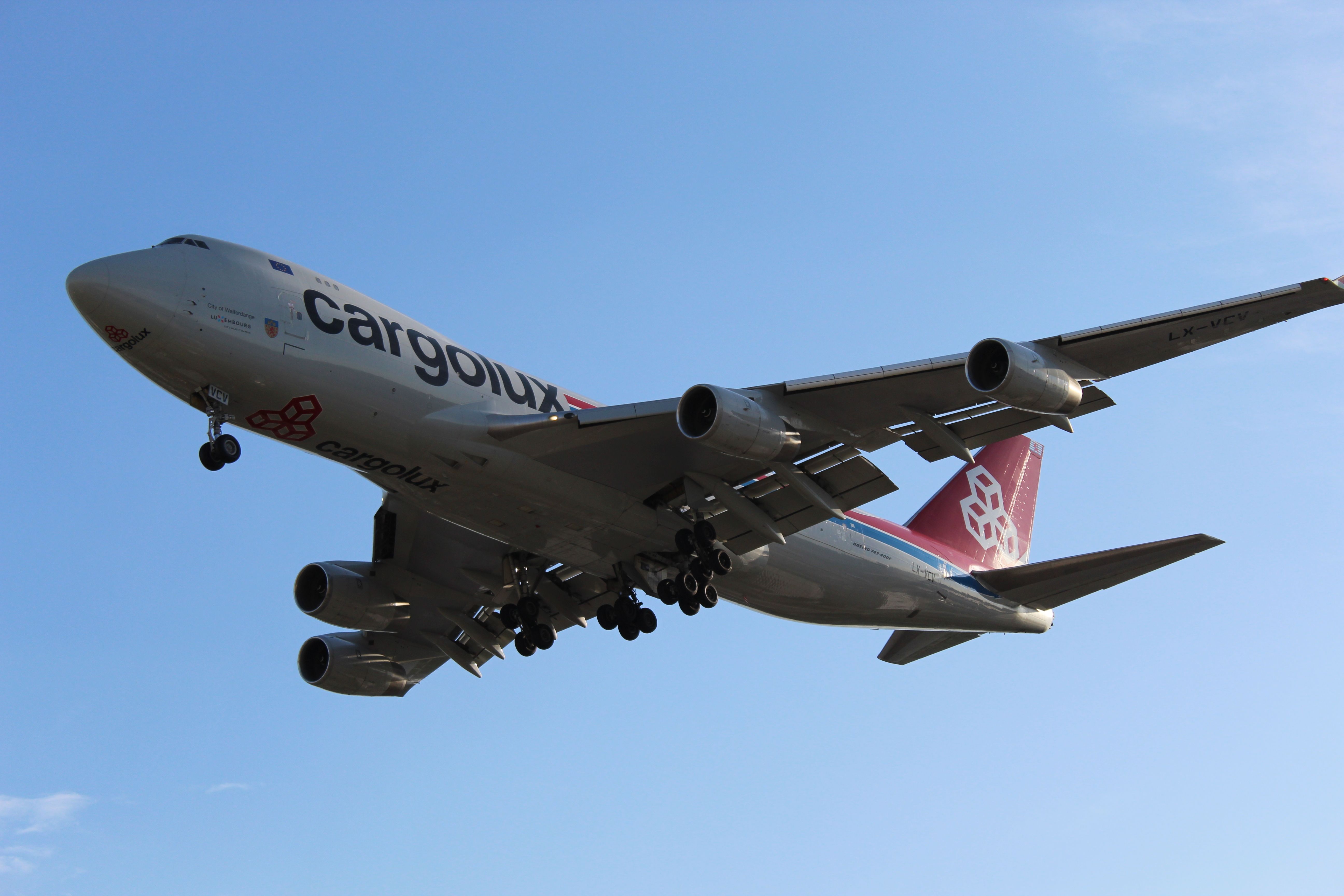 Boeing 747-400 (LX-VCV) - Newly repainted Cargolux aircraft, still with Air France Registrations