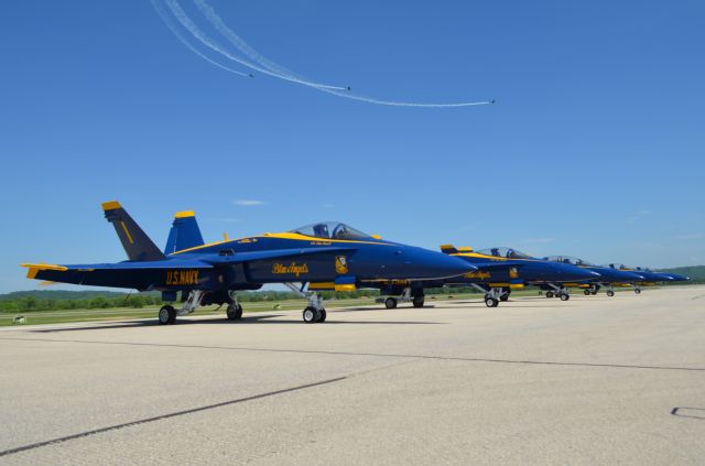 McDonnell Douglas FA-18 Hornet — - Deke Slayton Airfest, June 2014.