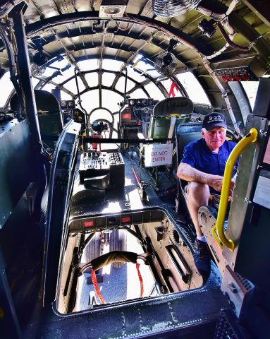 UNKNOWN — - Captain Ed Reinholtz, Flight engineer Boeing B-29 "FiFi"br /The only currently flying Boeing B-29