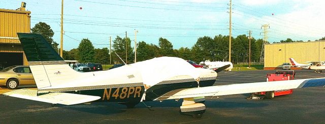 Piper Cherokee (N48PR) - At Shelby County for a night. KEET.  