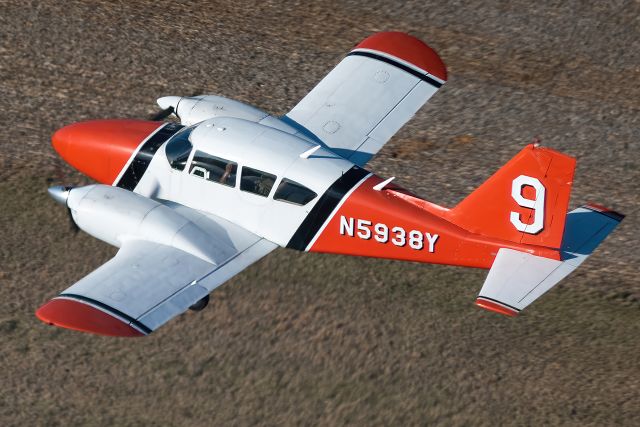 Piper Apache (N5938Y) - N5938Y climbing out of Frederick Municipal Airport's runway 30 for some patterns around the field