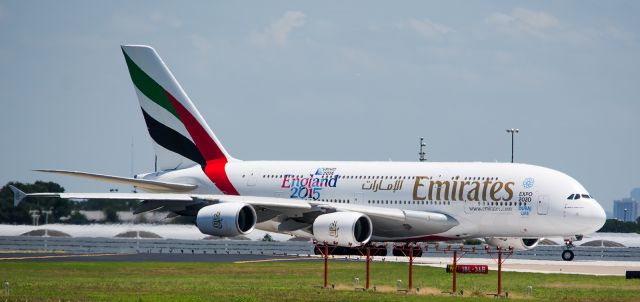 Airbus A380-800 (A6-EEL) - 06/24/2015 Emirates A6-EEL A380 KDFW