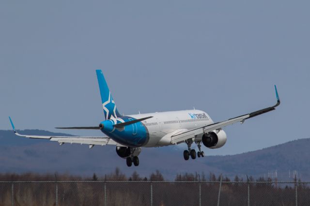 Airbus A321neo (C-GOIF) - Crosswind 06 landing from Paris CDG