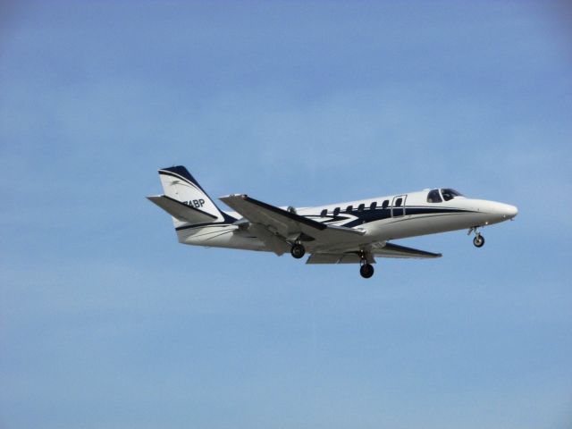 Cessna Citation V (N574BP) - Landing RWY 20R