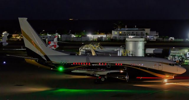 Boeing 737-700 (JML100) - Private B737 BBJ 9H-GGG taxing for parking. 01/02/2019