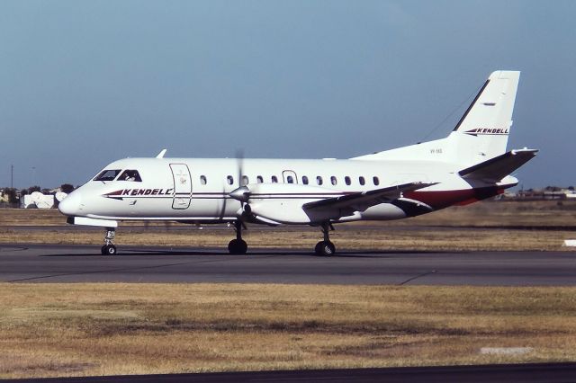 Saab 340 (VH-EKD) - KENDELL - SAAB 340A - REG : VH-EKD (CN 155) - WEST BEACH ADELAIDE SA. AUSTRALIA - YPAD (26/4/1993)35MM SLIDE CONVERSION USING A LIGHTBOX AND A NIKON L810 DIGITAL CAMERA IN THE MACRO MODE