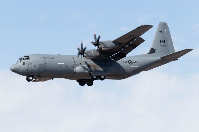 13-0615 — - RCAF CC-130j 615 landing on runway 24 at CYTR on March 11 2025