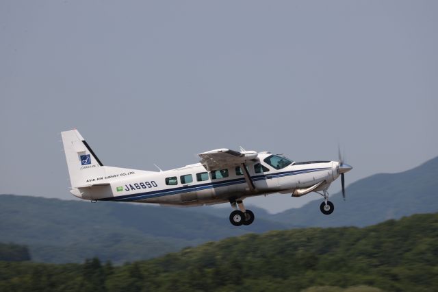 Cessna Caravan (JA8890) - June 29, 2024:Asia Air Survey .br /Cessna 208 Caravan I