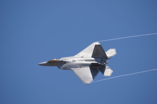 Lockheed F-22 Raptor — - Raptor at Robins AFB. 29 April 2012.