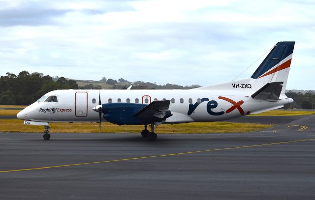 Saab 340 (VH-ZXQ) - Regional Express Saab 340B VH-ZXQ (msn 423) at Wynyard Airport Tasmania Australia. 29 January 2025.