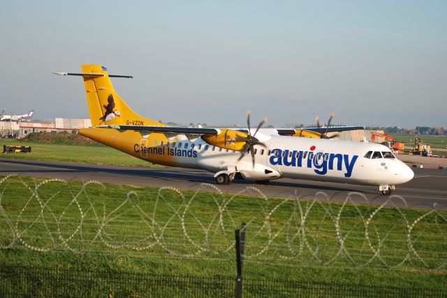 Aerospatiale ATR-42-300 (G-VZON) - Taken from the Runway visitor centre