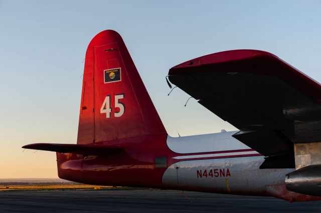 Lockheed P-2 Neptune (N445NA) - Fire Operations for the Four Mile Fire