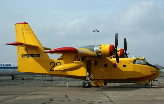 F-ZBAY — - Canadair CL-215, registered F-ZBAY, Museum of Aviation and Space  Le Bourget (LFPB)