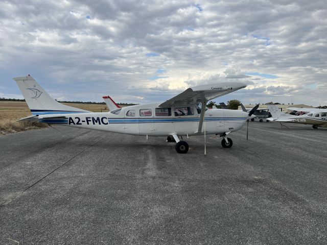 Cessna T207 Turbo Stationair 8 (A2-FMC) - At Maun, Botswana. 18-MAY-2022.